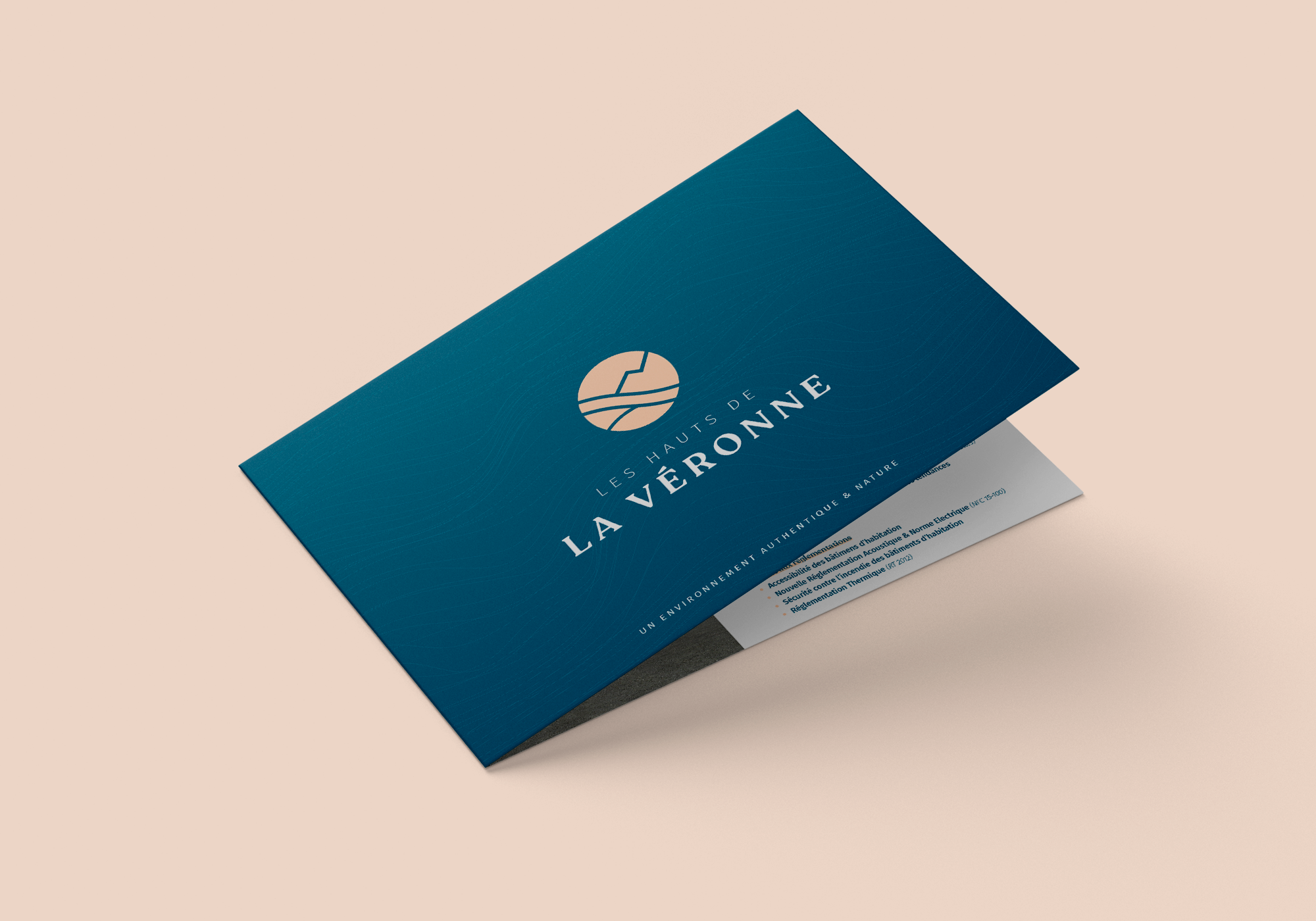 RAMPA REALISATIONS - Les Hauts de la Véronne à Chomérac (Ardèche) | Logo & Brochure by Bonne Nouvelle, Agence Communication, Valence (Drôme)