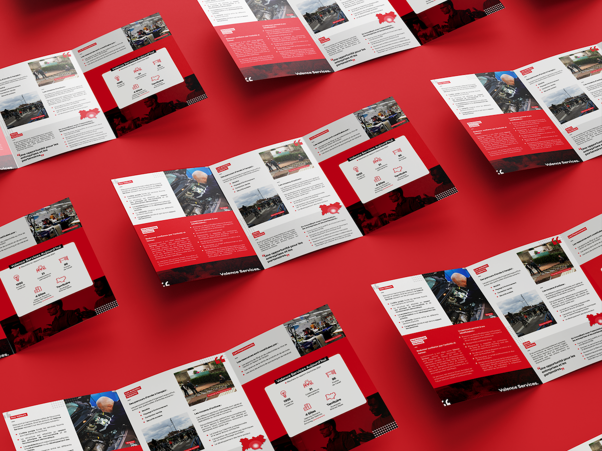 Valence Service - Plaquette & Brochure Entreprise | by Bonne Nouvelle, Agence Communication, Valence (Drôme)
