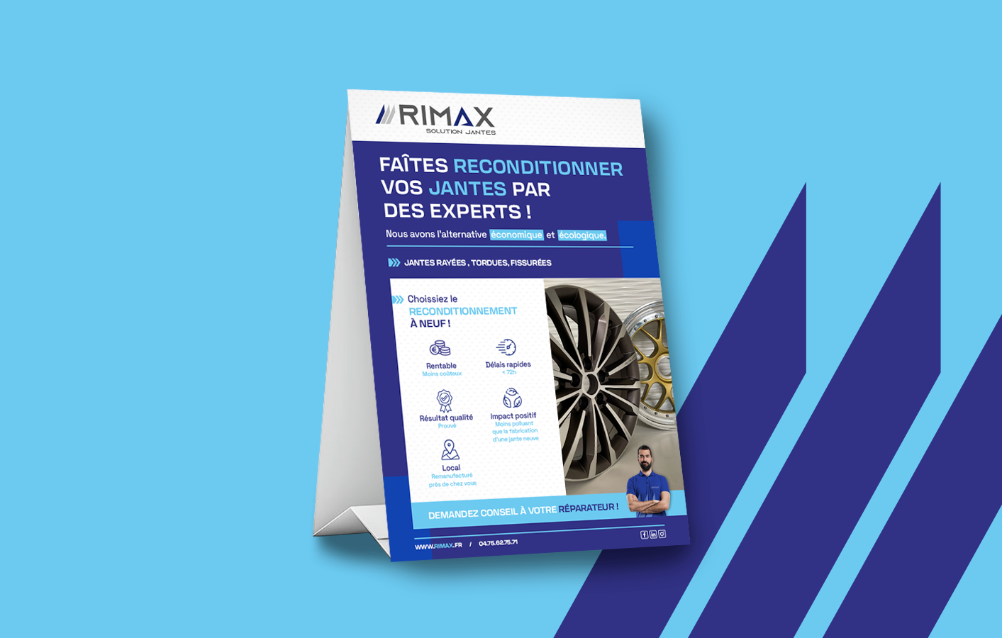 Rimax - PLV Comptoir | by Bonne Nouvelle, Agence Communication, Valence (Drôme)