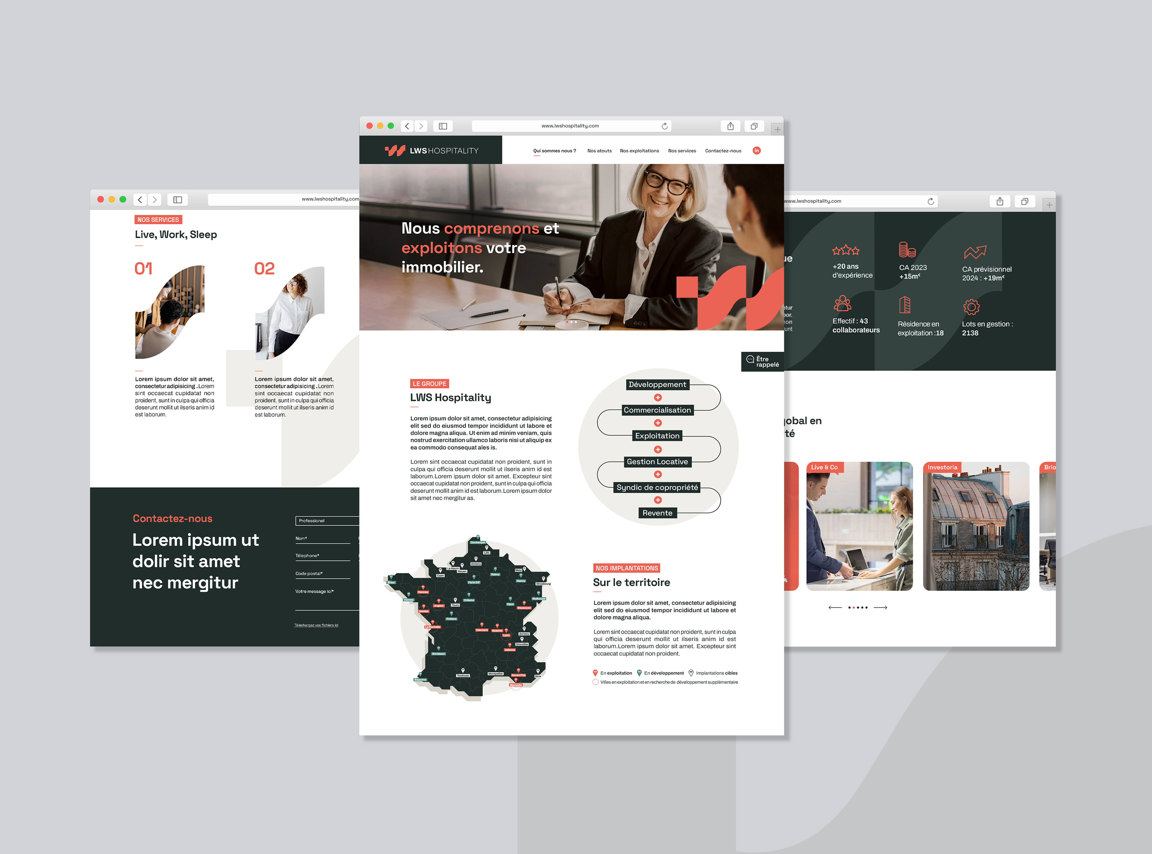 LWS HOSPITALITY | Site Web | Bonne Nouvelle, Valence, Drôme, Rhône Alpes