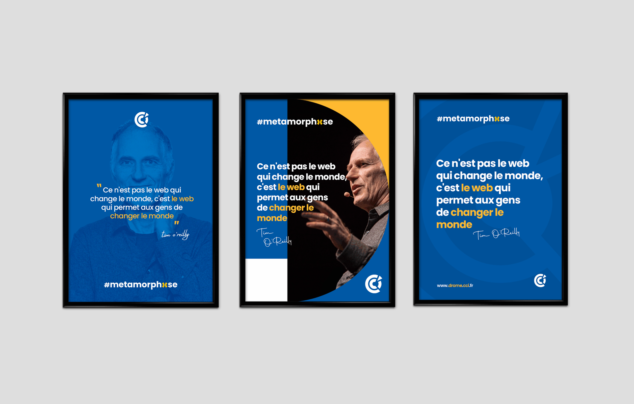 CCI DROME | Campagne de communication et création graphique | Bonne Nouvelle, Agence de communication Valence, Drôme, Rhône Alpes