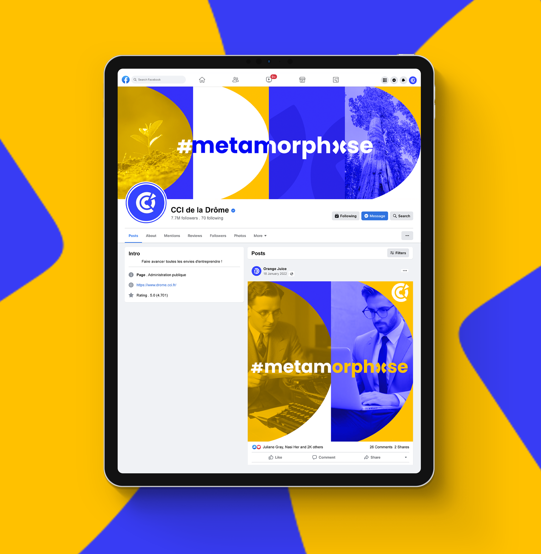 CCI DROME | Campagne de communication et création graphique | Bonne Nouvelle, Agence de communication Valence, Drôme, Rhône Alpes
