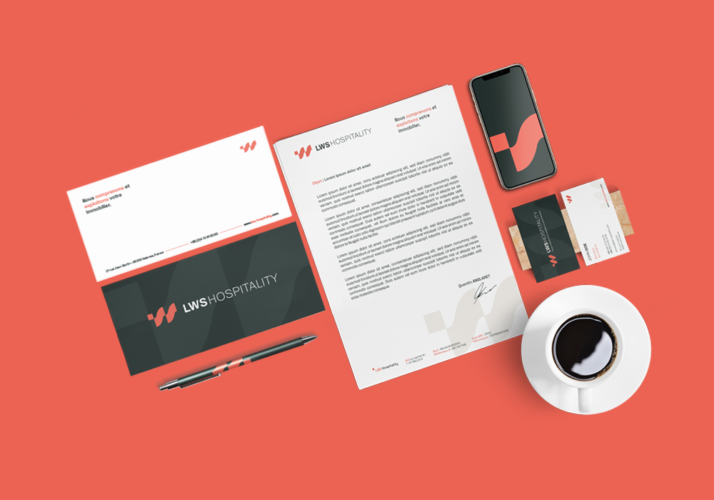 LWS HOSPITALITY | Identité visuelle | Bonne Nouvelle, Valence, Drôme, Rhône Alpes