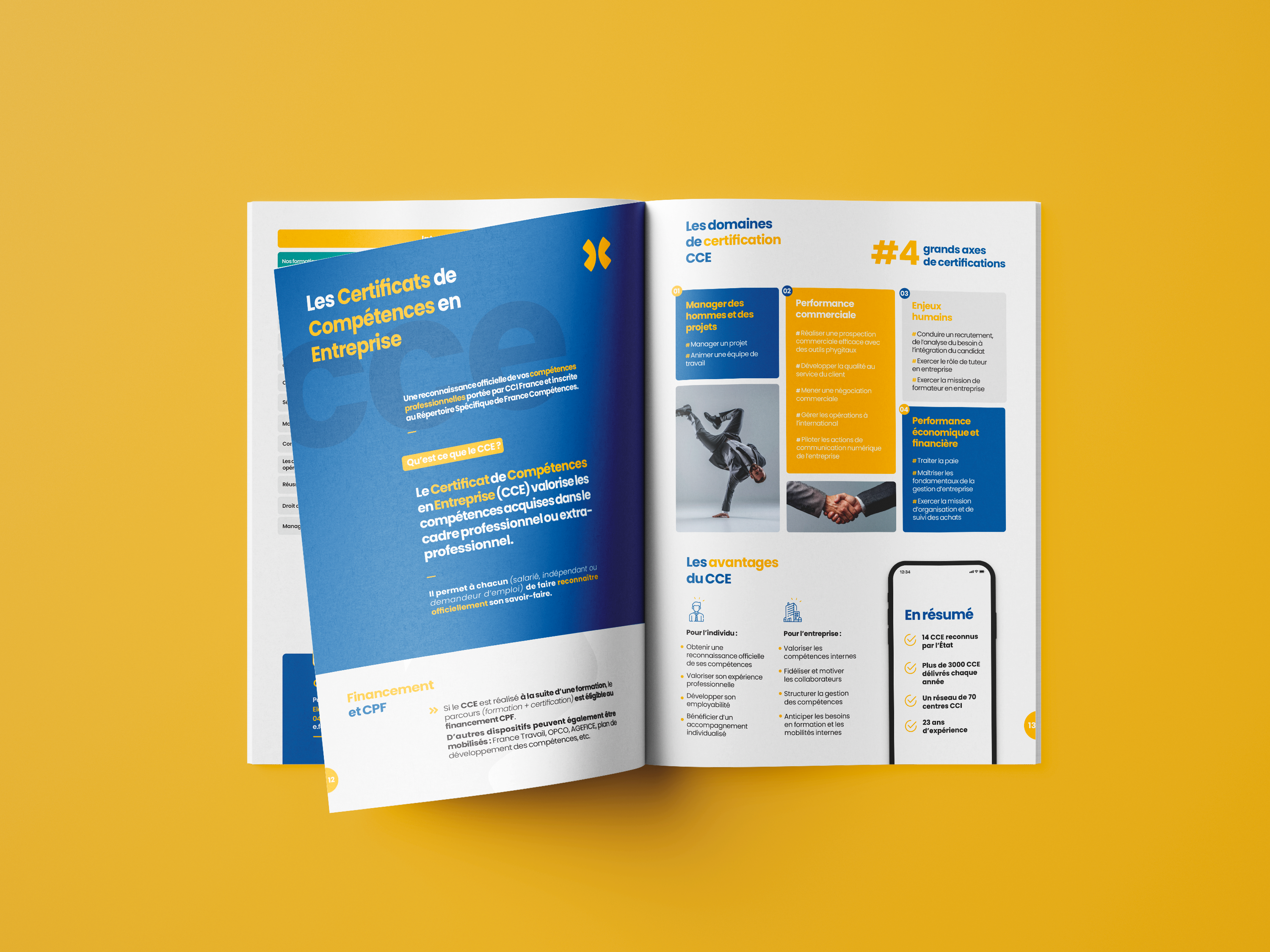 Support Print | Calendrier Formations 2025 - 2026 CCI Drôme | Bonne Nouvelle, Agence de communication Drôme, Agence de communication Valence