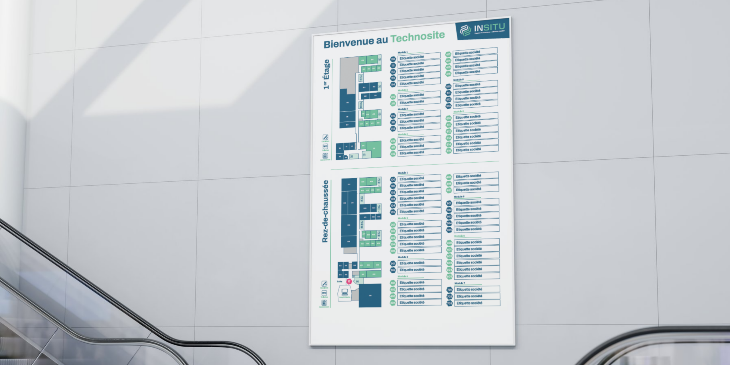 Sem In Situ | Signalétique Technosite Briffaut, Valence | Agence communication Bonne Nouvelle, Drôme