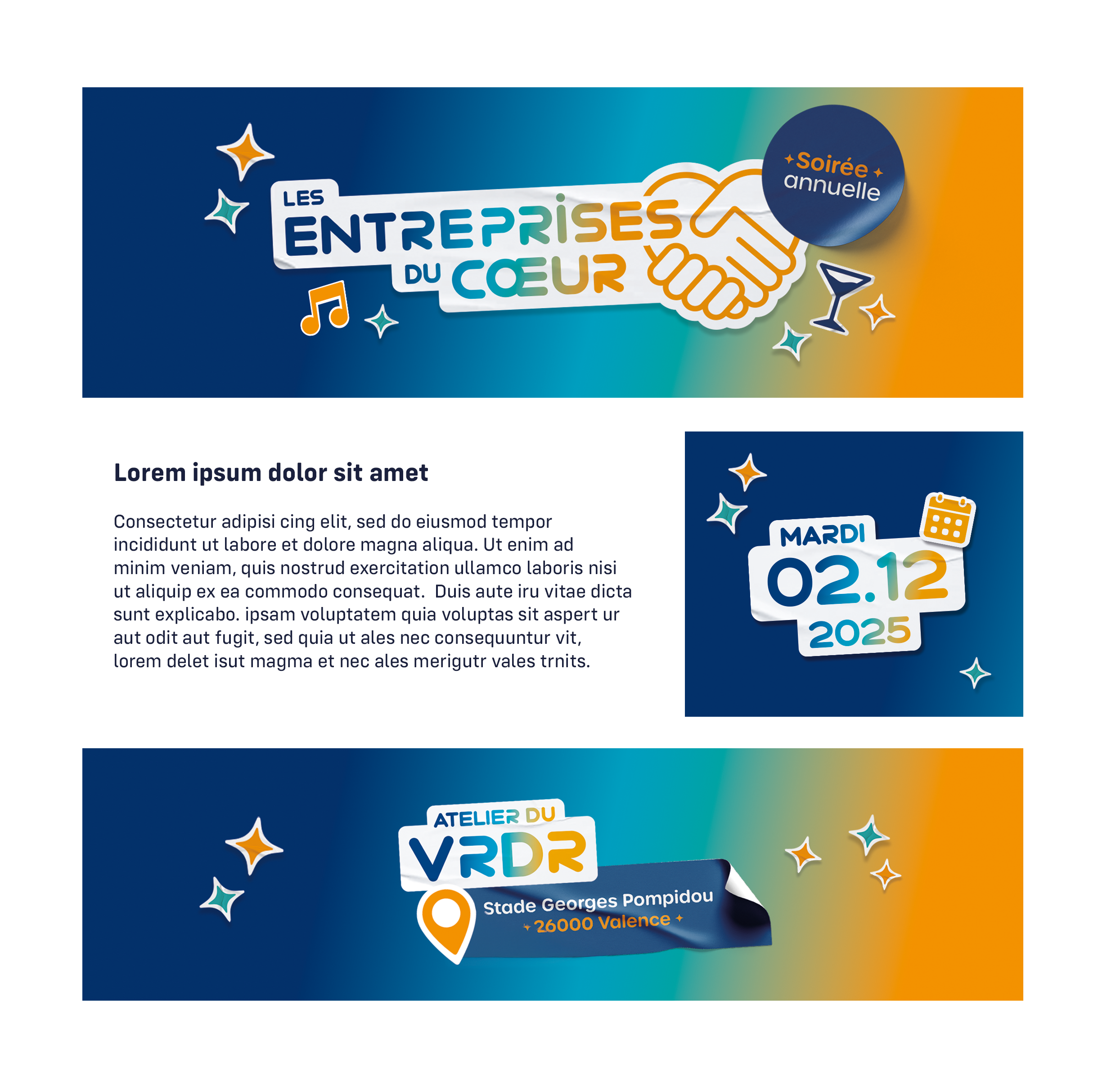 Les Entreprises du Coeur | Evènementiel, Digital | Agence de communication | Agence événementielle, Bonne Nouvelle, Valence