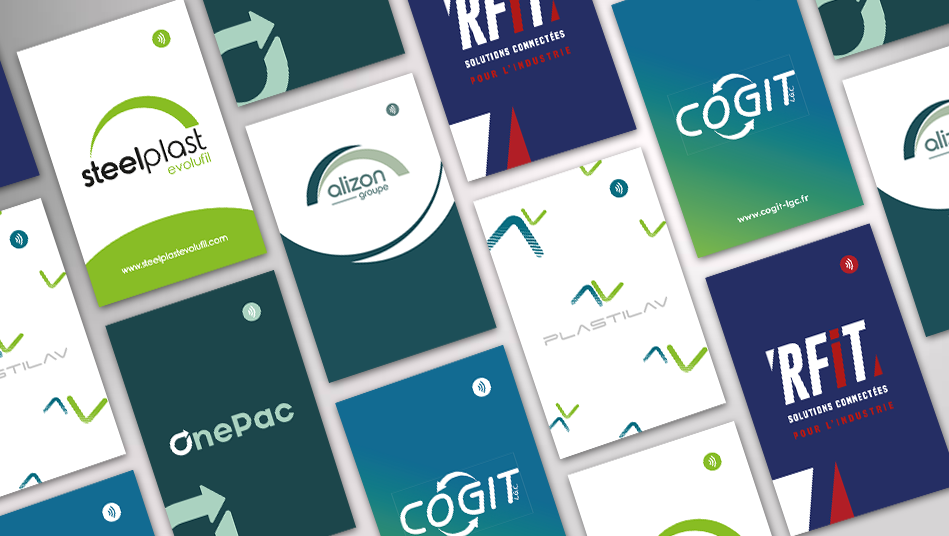 Groupe Alizon : carte de visite NFC, agence de communication BONNE NOUVELLE, Valence, Drôme