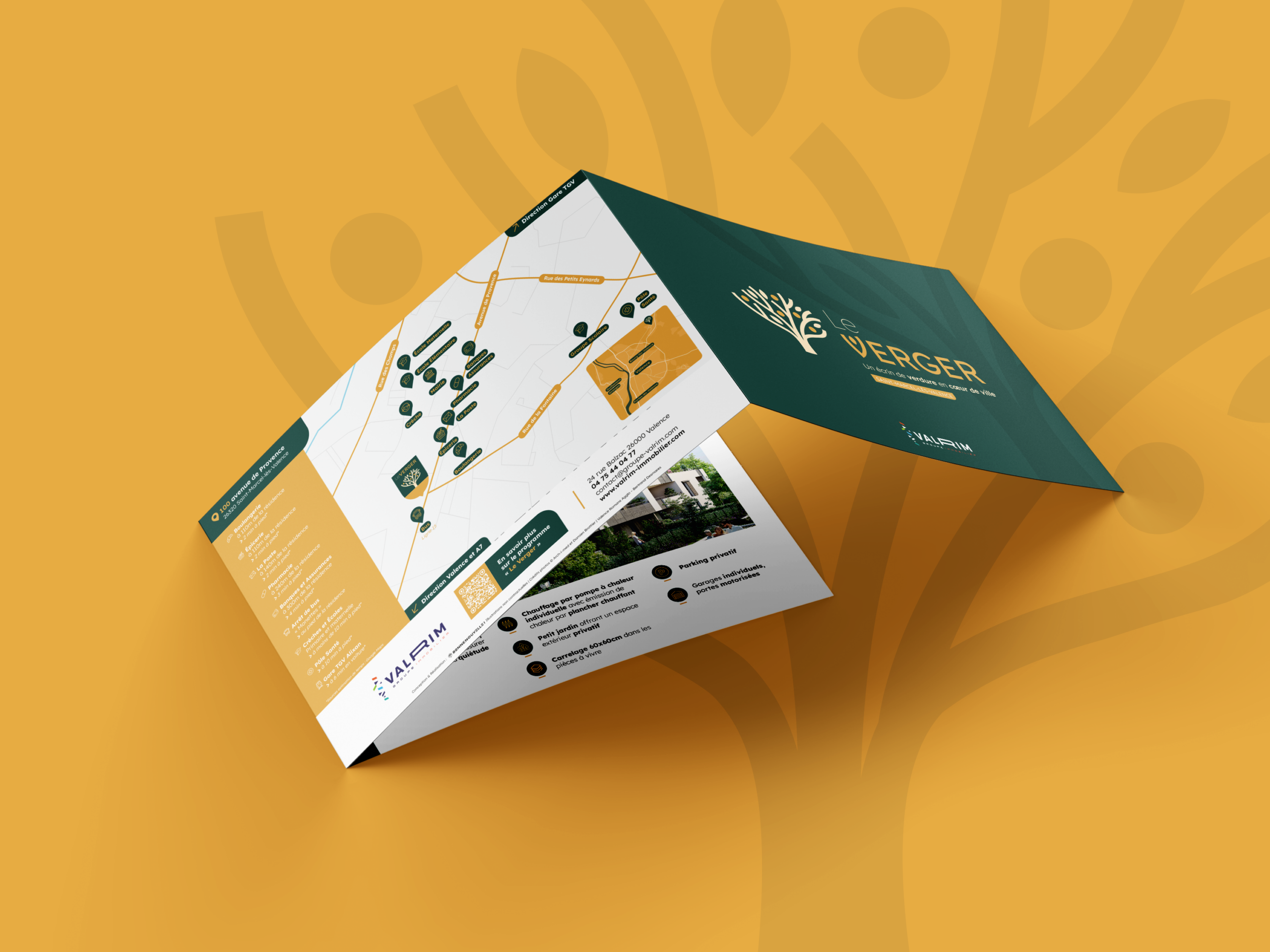 Immobilière Valrim : Print malin - Plaquette programme immobilier | Agence de communication, Bonne Nouvelle, Valence, Drôme
