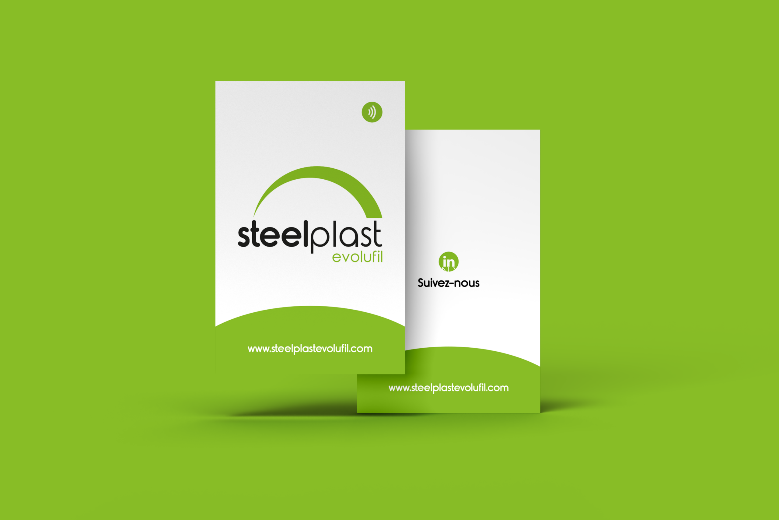 Groupe Alizon, carte de visite NFC, agence de communication BONNE NOUVELLE, Valence, Drôme