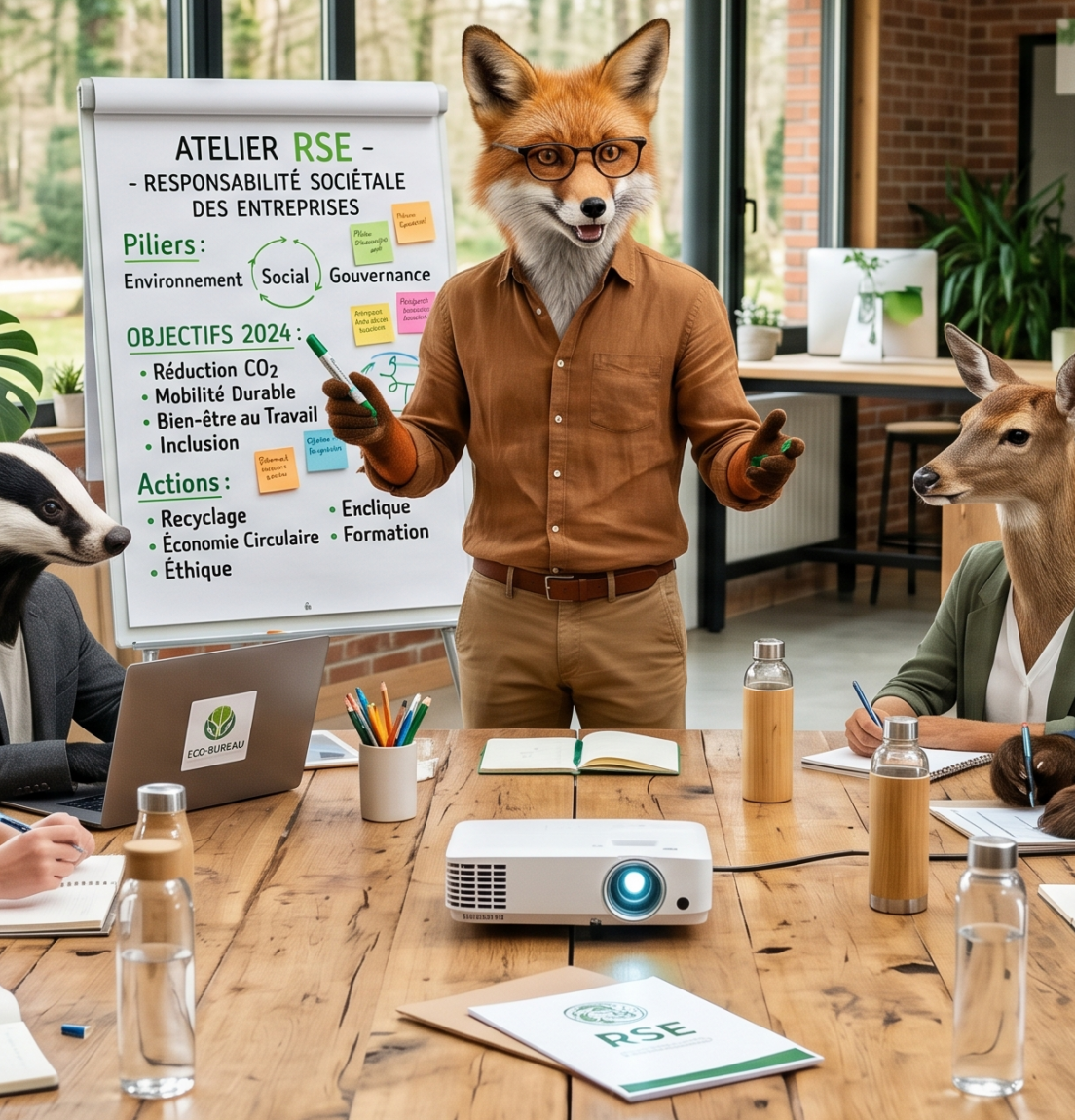 Atelier RSE, fresque du climat séminaire d'entreprise | Agence événementielle Valence Bonne Nouvelle