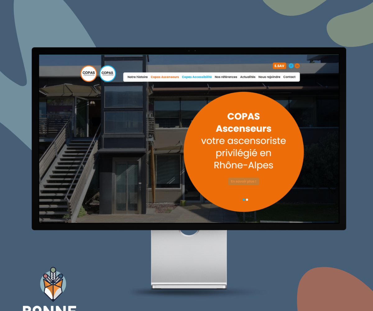conception de site web WordPress par Bonne Nouvelle, agence de communication Valence